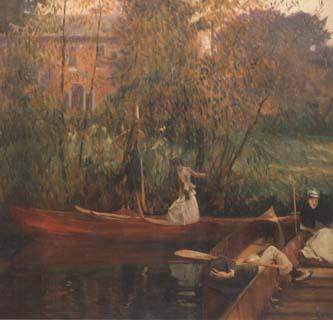 John Singer Sargent A Boating Party (mk18) oil painting picture